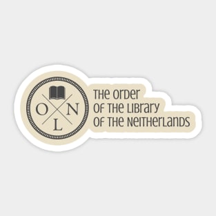 The Order of the Librarians of the Neitherlands Sticker